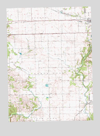 Dyersville West, IA USGS Topographic Map