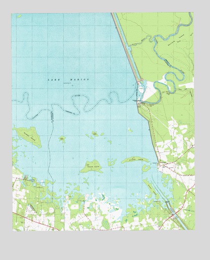 Eadytown, SC USGS Topographic Map