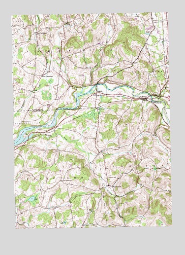 Eagle Bridge, NY USGS Topographic Map