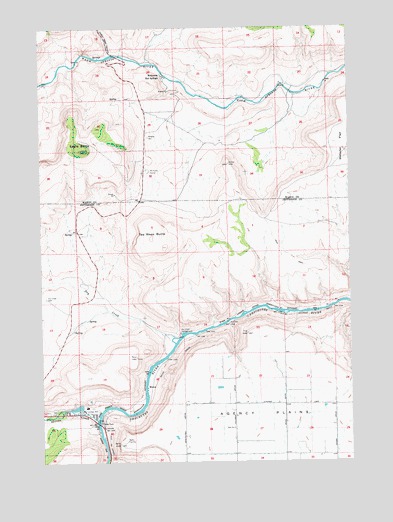 Eagle Butte, OR USGS Topographic Map