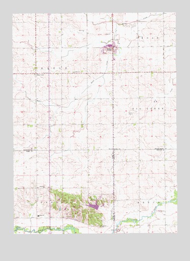 Eagle Center, IA USGS Topographic Map