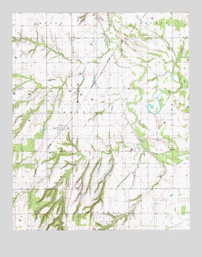 Eagle City, OK USGS Topographic Map