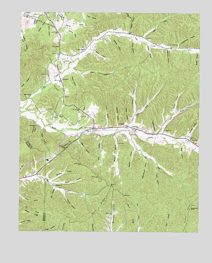 Eagle Creek, TN USGS Topographic Map