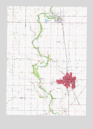 Eagle Grove, IA USGS Topographic Map
