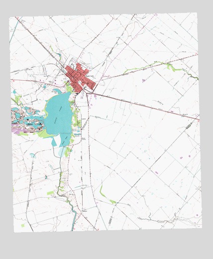 Eagle Lake, TX USGS Topographic Map