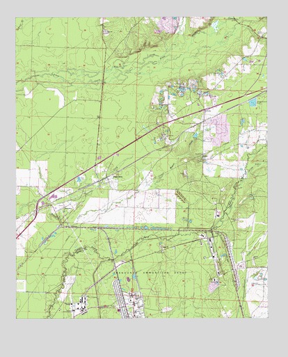 Eagle Mills, AR USGS Topographic Map