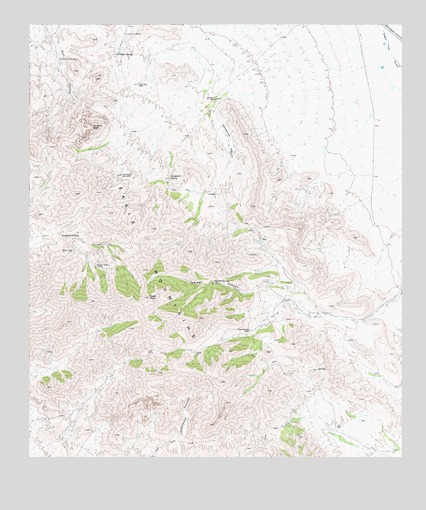 Eagle Mountains NE, TX USGS Topographic Map
