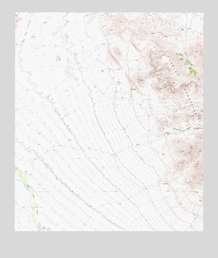 Eagle Mountains NW, TX USGS Topographic Map
