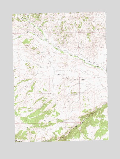 Eagle Nest Ranch, WY USGS Topographic Map