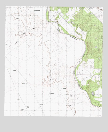 Eagle Pass SW, TX USGS Topographic Map