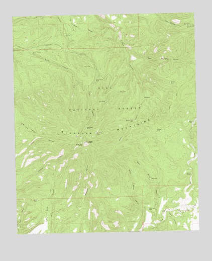 Eagle Peak, NM USGS Topographic Map