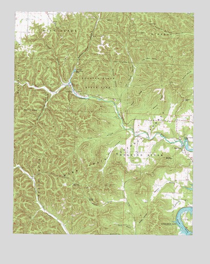 Eagle Rock, MO USGS Topographic Map