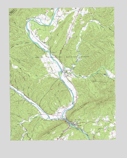 Eagle Rock, VA USGS Topographic Map