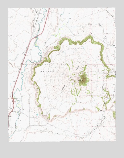 Eagle Tail Mountain, NM USGS Topographic Map