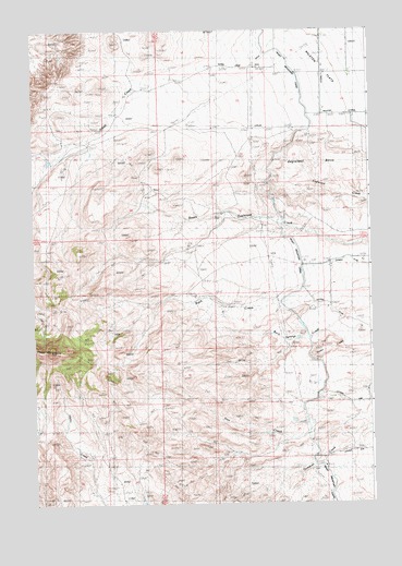 Eaglenest Basin, WY USGS Topographic Map