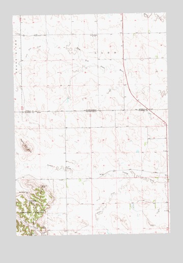 Eagles Nest Butte, SD USGS Topographic Map