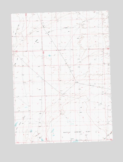 Eagles Nest Draw, WY USGS Topographic Map