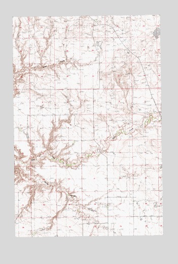 Eagleton NW, MT USGS Topographic Map