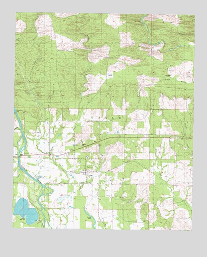 Eagletown, OK USGS Topographic Map