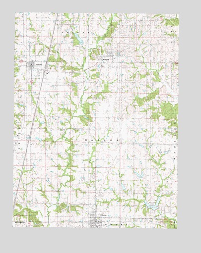 Eagleville, MO USGS Topographic Map