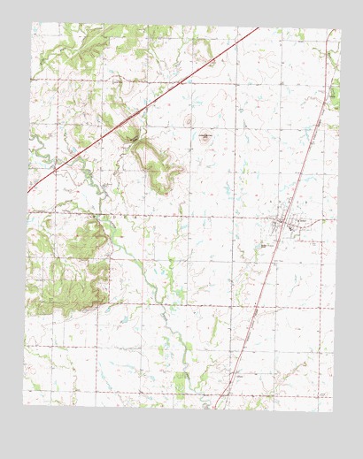 Adair, OK USGS Topographic Map