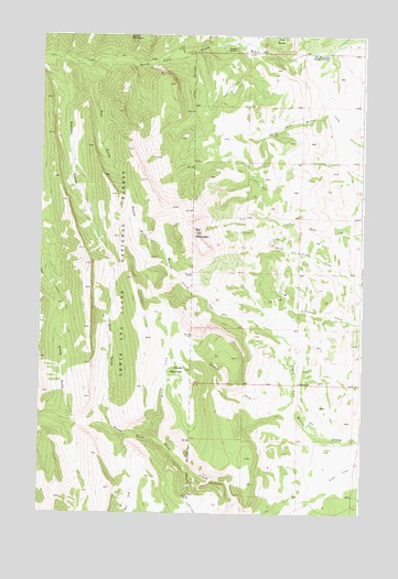 Ear Mountain, MT USGS Topographic Map