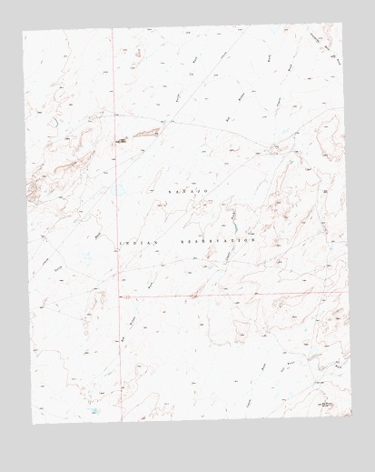 Ear Rock, NM USGS Topographic Map