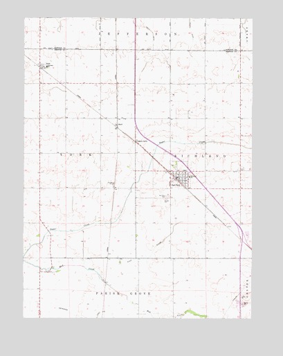 Earl Park, IN USGS Topographic Map