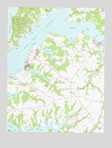 Earleville, MD USGS Topographic Map