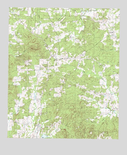 Arcadia, TX USGS Topographic Map