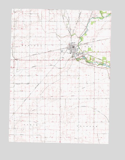 Earlville, IL USGS Topographic Map