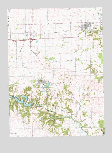 Earlville, IA USGS Topographic Map