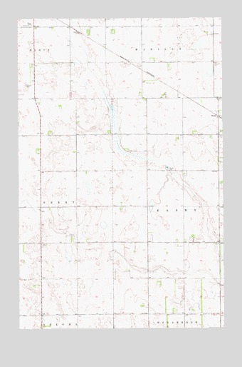 Easby, ND USGS Topographic Map