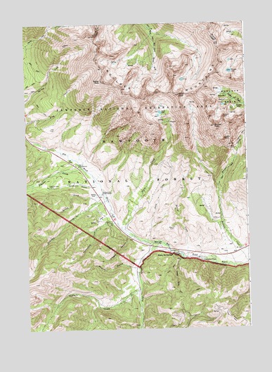 Easley Hot Springs, ID USGS Topographic Map