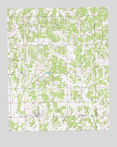 Eason, OK USGS Topographic Map