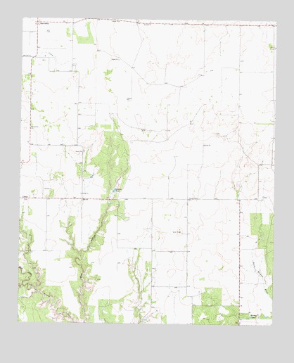 East Afton, TX USGS Topographic Map