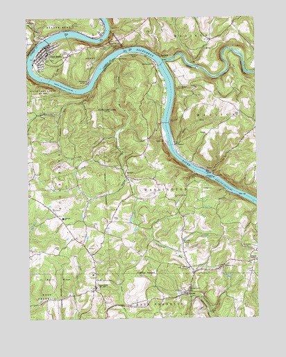 East Brady, PA USGS Topographic Map