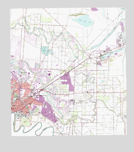 East Brownsville, TX USGS Topographic Map