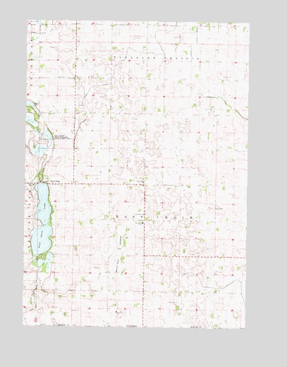 East Chain, MN USGS Topographic Map