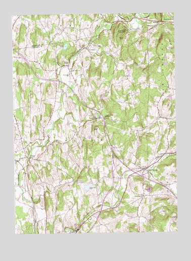 East Chatham, NY USGS Topographic Map