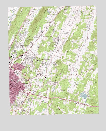 East Cleveland, TN USGS Topographic Map