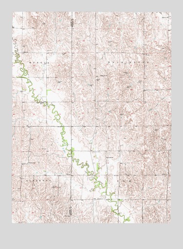 Arcadia SW, NE USGS Topographic Map