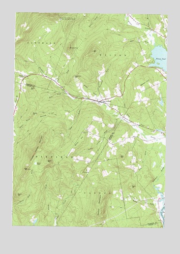 East Dixfield, ME USGS Topographic Map