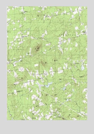 East Dixmont, ME USGS Topographic Map