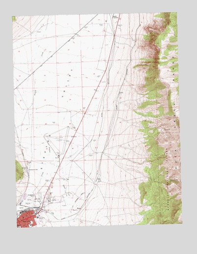 East Ely, NV USGS Topographic Map