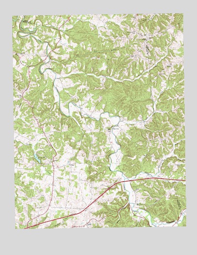 East Fork, KY USGS Topographic Map
