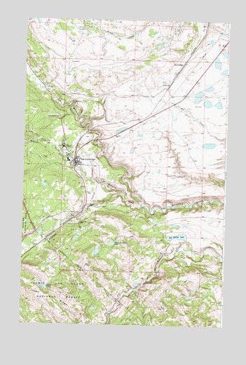 East Glacier Park, MT USGS Topographic Map