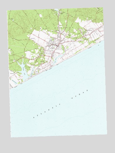 East Hampton, NY USGS Topographic Map