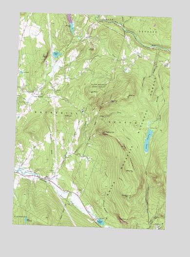 East Haverhill, NH USGS Topographic Map