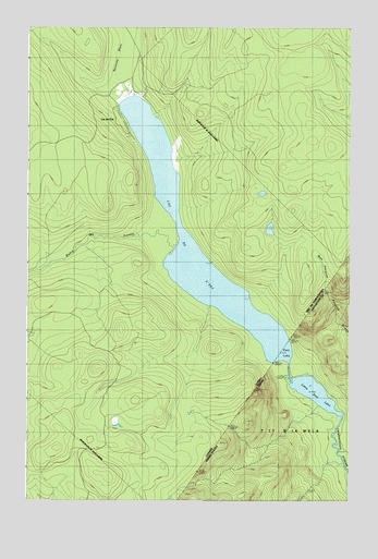 East Lake, ME USGS Topographic Map